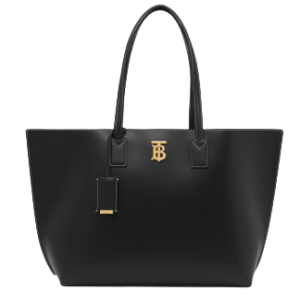 Túi Burberry Medium Monogram Motif Leather Tote 'Black'