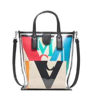 Túi MCM Shopper in Logo Glitch Hologram MWPAAMH04MT001