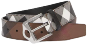 Thắt Lưng Burberry Cut-out Detail Check Belt 'Dark Birch Brown' p80493761