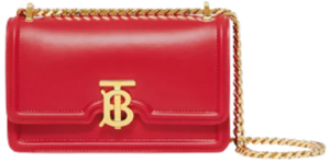 Túi Burberry Mini Leather Chain TB Bag 'Bright Red'