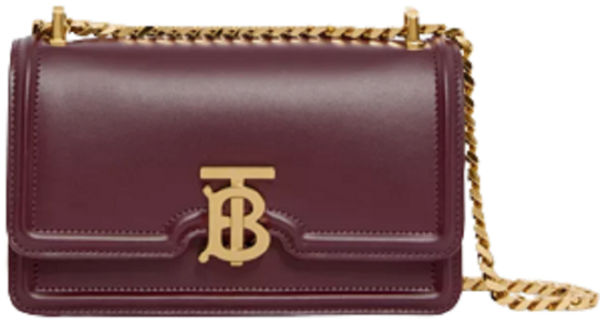 Túi Burberry Mini Leather Chain TB Bag 'Deep Maroon'