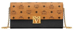Túi MCM Mena Crossbody Wallet in Visetos Leather Block MYLAALM03BK001