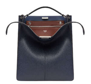 Túi Fendi Peekaboo Iseeu Tote Leather Bag 'Dark Blue' 7VA528-AFC4-F1F17