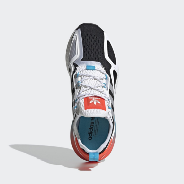 Giày Adidas ZX 2K Boost White Multi FY2012 - Ảnh 5