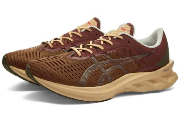 Giày Asics x Affix Works Novablast Brown Burgundy 1021A467-200 - Ảnh 7
