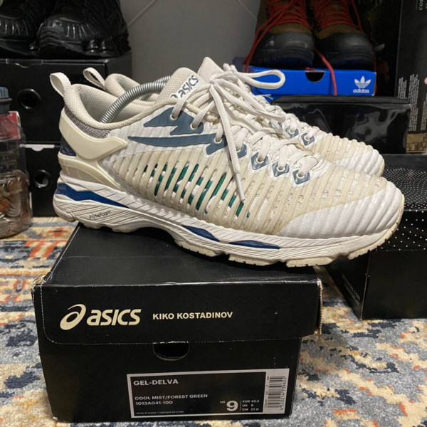 Giày Asics Kiko Kostadinov x Gel Delva 1 Cool Mist 1013A041 100 - Ảnh 5