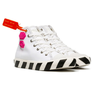 Alternative view of Giày Off-White Vulc High Top White OMIA110R19C21035-0128