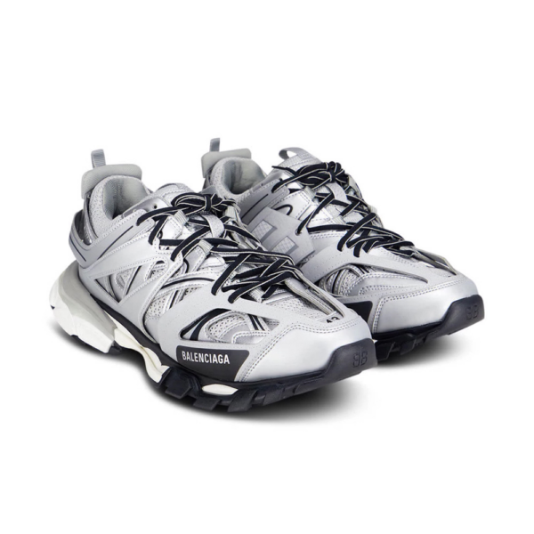 Giày Balenciaga Track Trainer Metallic Silver 542023-W2CD1-8100 - Ảnh 3