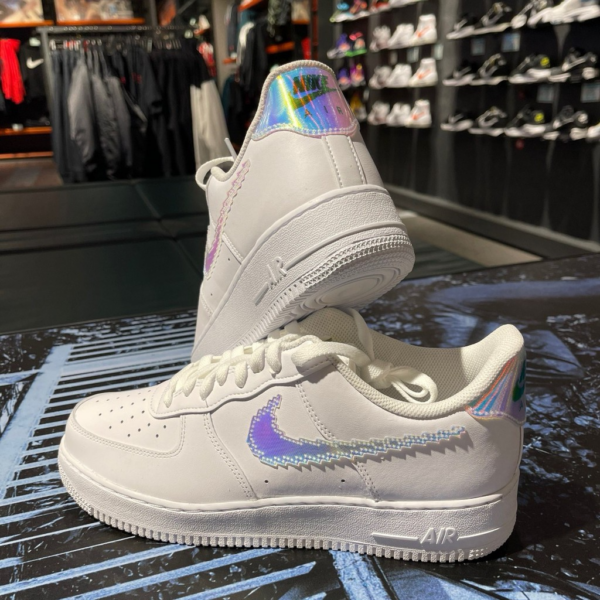 Giày Nike Air Force 1 Low 'Iridescent Pixel White' CV1699-100 - Ảnh 2