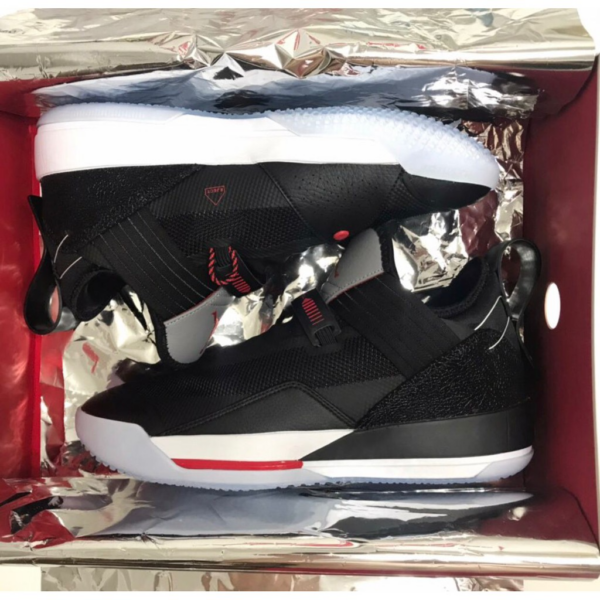 Giày Nike Air Jordan 33 SE 'Black Cement' CD9560-006 - Ảnh 2