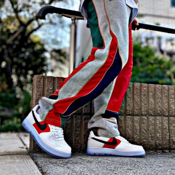 Giày Nike Air Force 1 '07 LV8 EMB 'Icy Soles University Red' CT2295-110 - Ảnh 4
