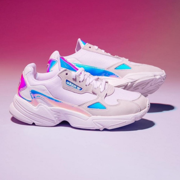 Giày Adidas Wmns Falcon 'White Iridescent' FX3432 - Ảnh 2