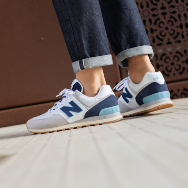 Giày New Balance 574 Core Plus Rain 'Cloud Blue' ML574SOU - Ảnh 4