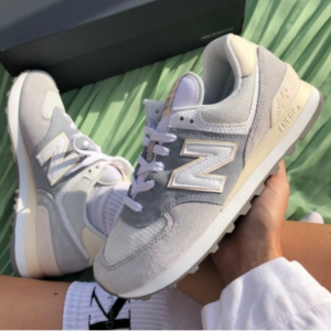 Alternative view of Giày New Balance Wmns 574 'Light Slate' WL574LBR