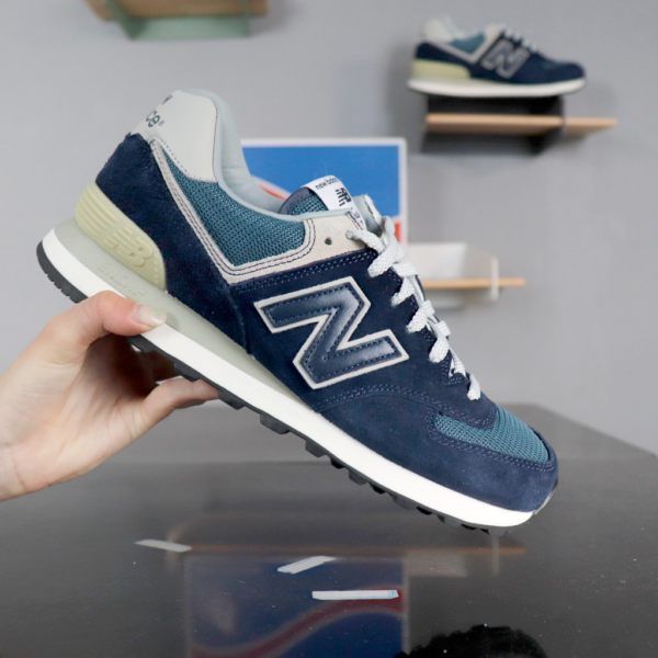 Giày New Balance 574 Balance Navy ML574VN - Ảnh 2