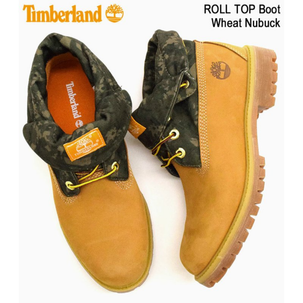 Giày Timberland Premium Roll Top Boots Camo Pattern A26UV - Ảnh 5