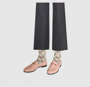 Alternative view of Giày Gucci Wmns Horsebit Loafers Leather Pink 414998-DLC00-5909