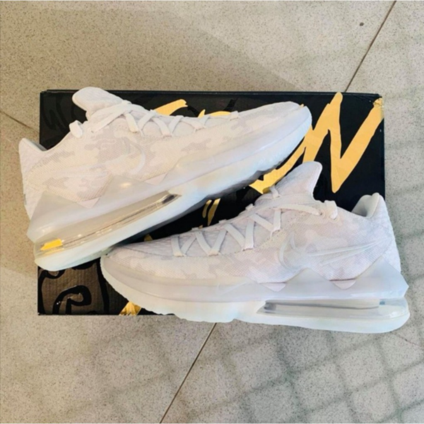 Giày Nike LeBron 17 Low EP 'White Camo' CD5006-103 - Ảnh 4