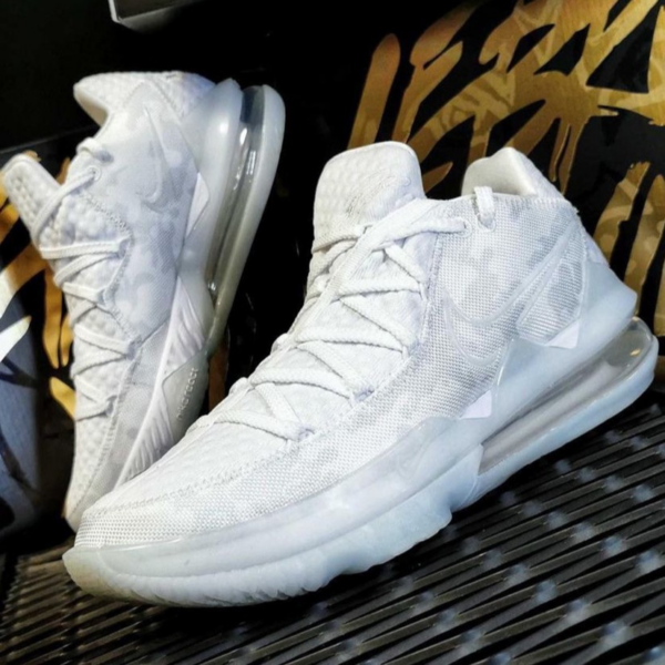 Giày Nike LeBron 17 Low EP 'White Camo' CD5006-103 - Ảnh 2