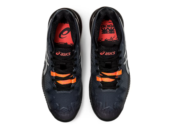 Giày Tennis Asics Gel Resolution 8 L.E 'Black Sunrise Red' 1042A122-010 - Ảnh 6