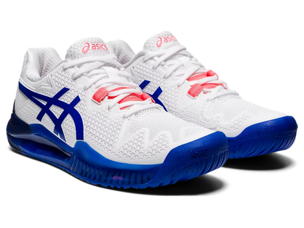 Giày Tennis Asics Wmns Gel Resolution 8 'White Lapis Lazuli Blue' 1042A072-107 - Ảnh 4