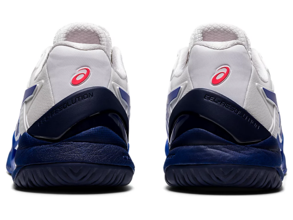 Giày Tennis Asics Wmns Gel Resolution 8 'White Lapis Lazuli Blue' 1042A072-107 - Ảnh 6
