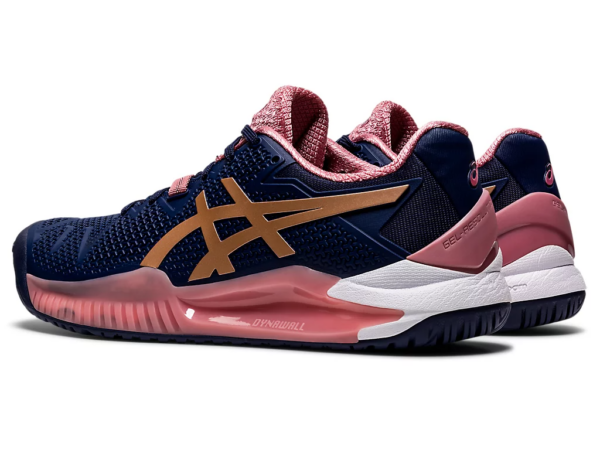 Giày Tennis Asics Wmns Gel Resolution 8 'Peacoat Rose Gold' 1042A072-404 - Ảnh 3