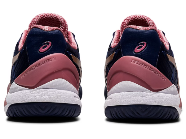 Giày Tennis Asics Wmns Gel Resolution 8 'Peacoat Rose Gold' 1042A072-404 - Ảnh 4