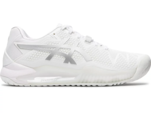 Alternative view of Giày Tennis Asics Wmns Gel Resolution 8 'White Pure Silver' 1042A072-100