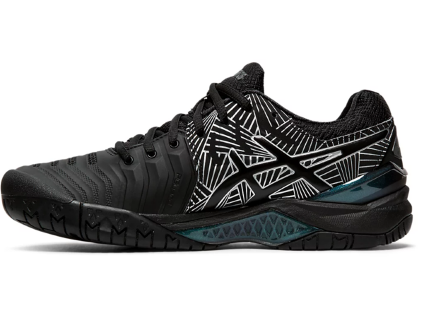Giày Tennis Asics Wmns Gel Resolution 7 LE 'Black Silver' 1042A092-001 - Ảnh 2