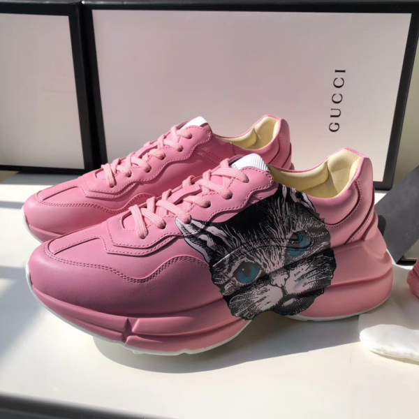 Giày Gucci Wmns Rhyton 'Mystic Cat Light Pink' 583337-DRW00-5823 - Ảnh 3