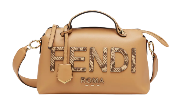 Túi Fendi Leather Elaphe Boston Bag 'Light Brown' 8BL146-AHMM-F1FEO