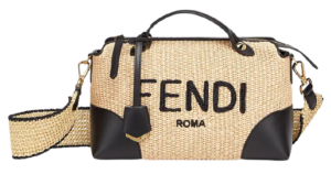 Túi Fendi Woven Straw Boston Bag 'Beige' 8BL146AF2X-F1E1I