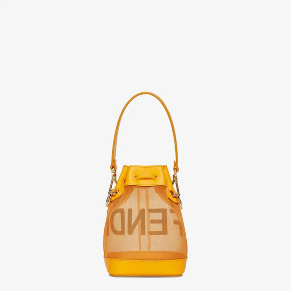 Túi Fendi Leather Mesh Mini-Bag 'Orange' 8BS010AAYSF1DUO - Ảnh 3