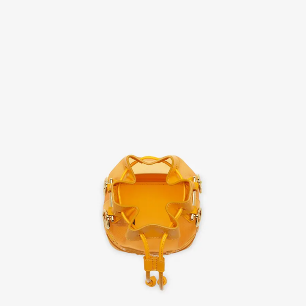 Túi Fendi Leather Mesh Mini-Bag 'Orange' 8BS010AAYSF1DUO - Ảnh 5