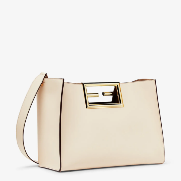 Túi Fendi Leather Bag 'White' 8BH391-AAIW-F0VWM - Ảnh 4