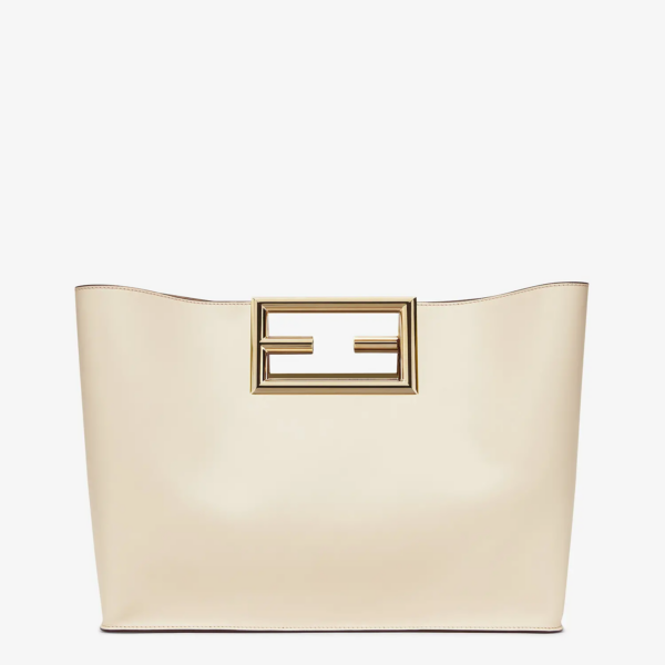 Túi Fendi Leather Bag 'White' 8BH391-AAIW-F0VWM - Ảnh 2