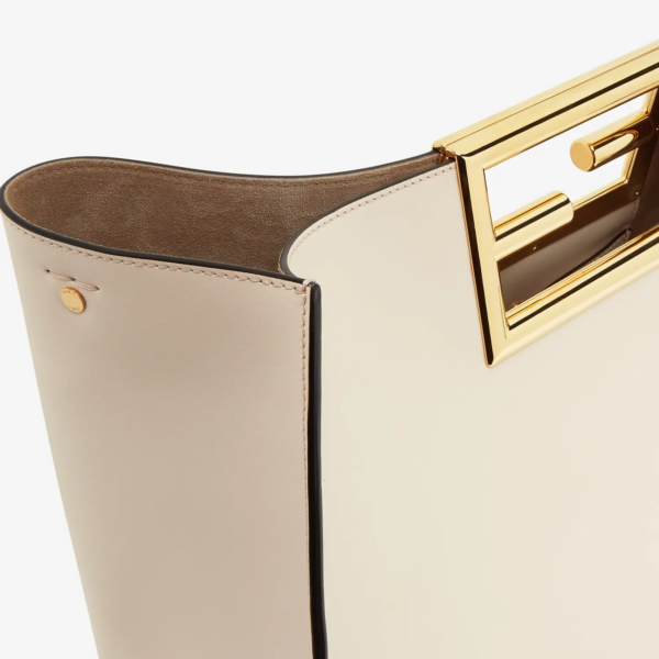 Túi Fendi Leather Bag 'White' 8BH391-AAIW-F0VWM - Ảnh 5