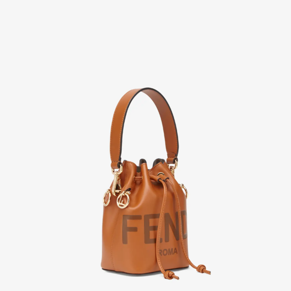 Túi Fendi Leather Minibag 'Brown' 8BS010-AC9L-F0QVK - Ảnh 3