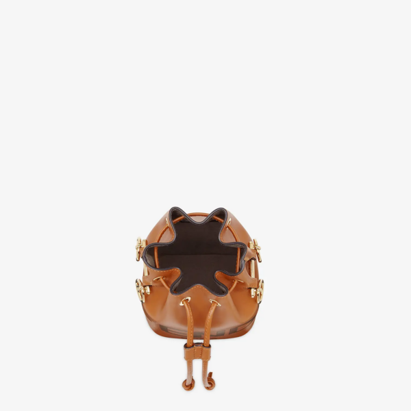Túi Fendi Leather Minibag 'Brown' 8BS010-AC9L-F0QVK - Ảnh 5