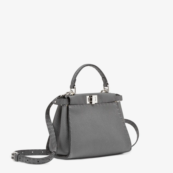 Túi Fendi Selleria Bag 'Dark Grey' 8BN244Q0JF0N9A - Ảnh 3