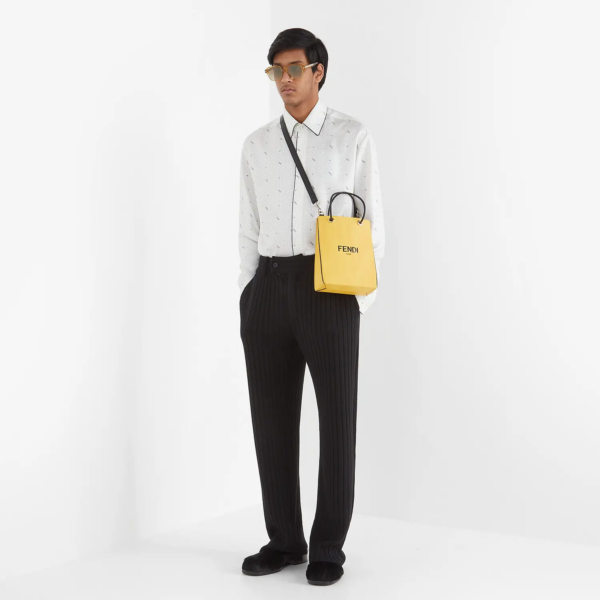 Túi Fendi Yellow Leather Bag 7VA512ADP6F1CIA - Ảnh 5