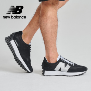 Alternative view of Giày New Balance 327 'Black Metallic Silver' MS327MM1
