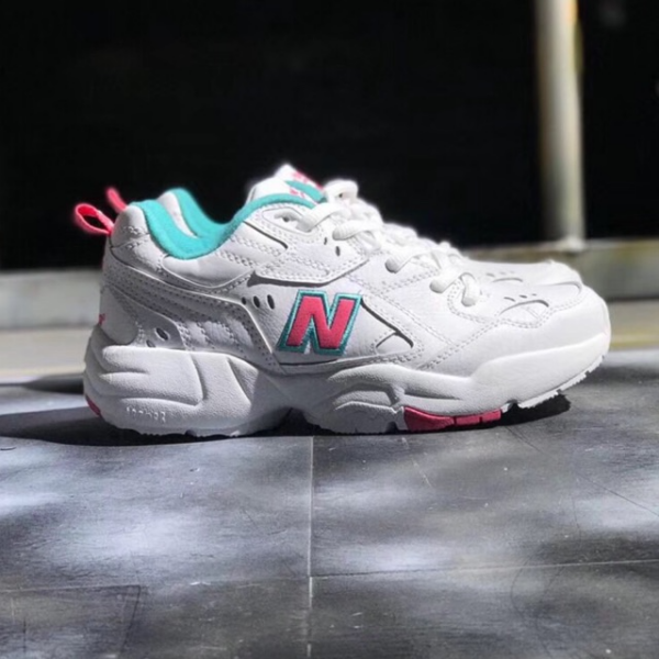 Giày New Balance 608 Wide 'White Pink Green' WX608WT1D - Ảnh 4