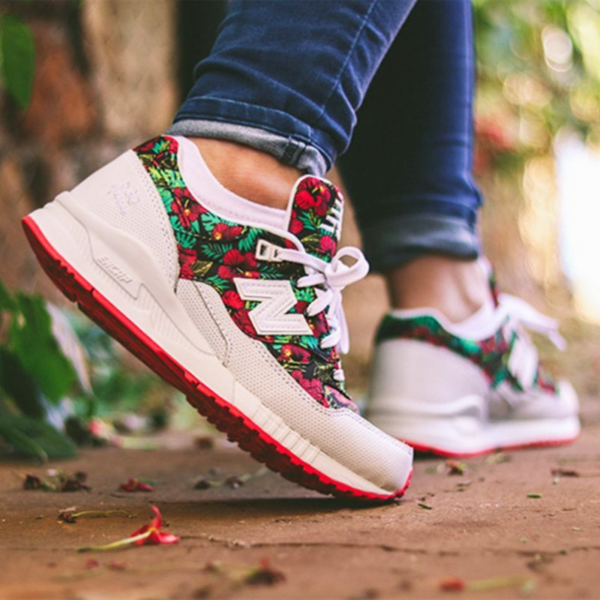Giày New Balance Wmns 530 'White Floral' W530TCA - Ảnh 3