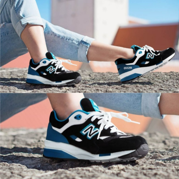 Giày New Balance 1600 Men Riders Club Black Blue CM1600BW - Ảnh 4