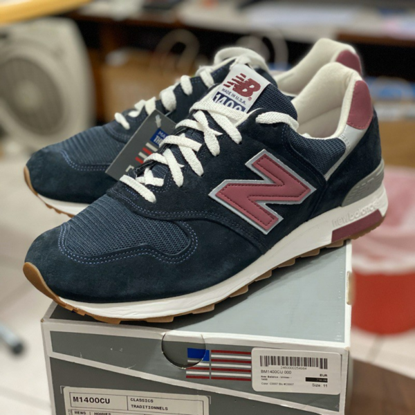 Giày New Balance 1400 'Navy Burgundy' M1400CU - Ảnh 2