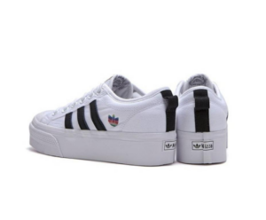 Alternative view of Giày Adidas Wmns Nizza Platform 'Colorful Trefoil' FX8538