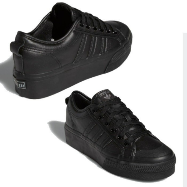 Giày Adidas Wmns Nizza Platform 'Triple Black' FW0266 - Ảnh 4
