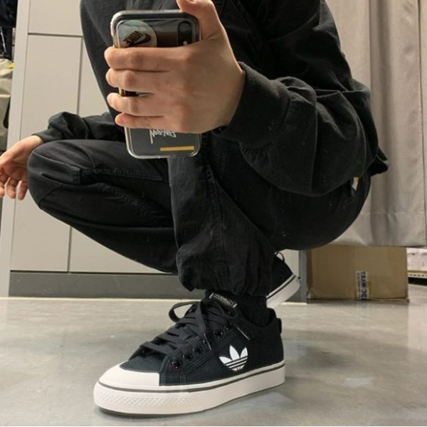 Giày Adidas Wmns Nizza Trefoil 'Black' EF1878 - Ảnh 5